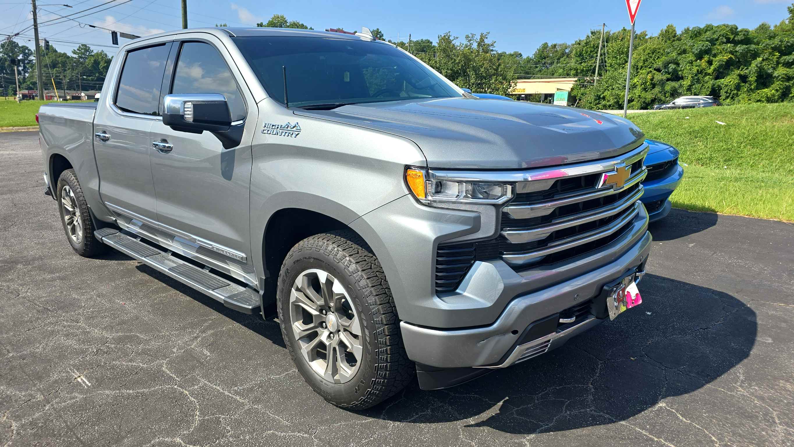 Side View Of Chevrolet Car